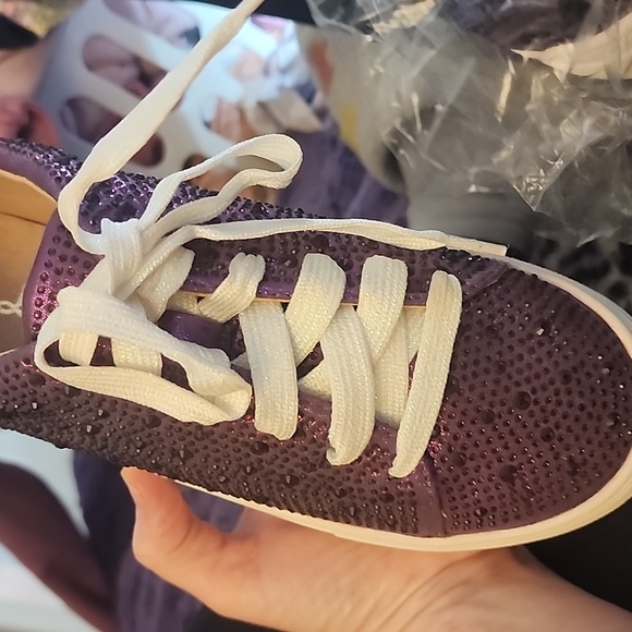 Shoes Purple Sparkle - Picture 2 of 4